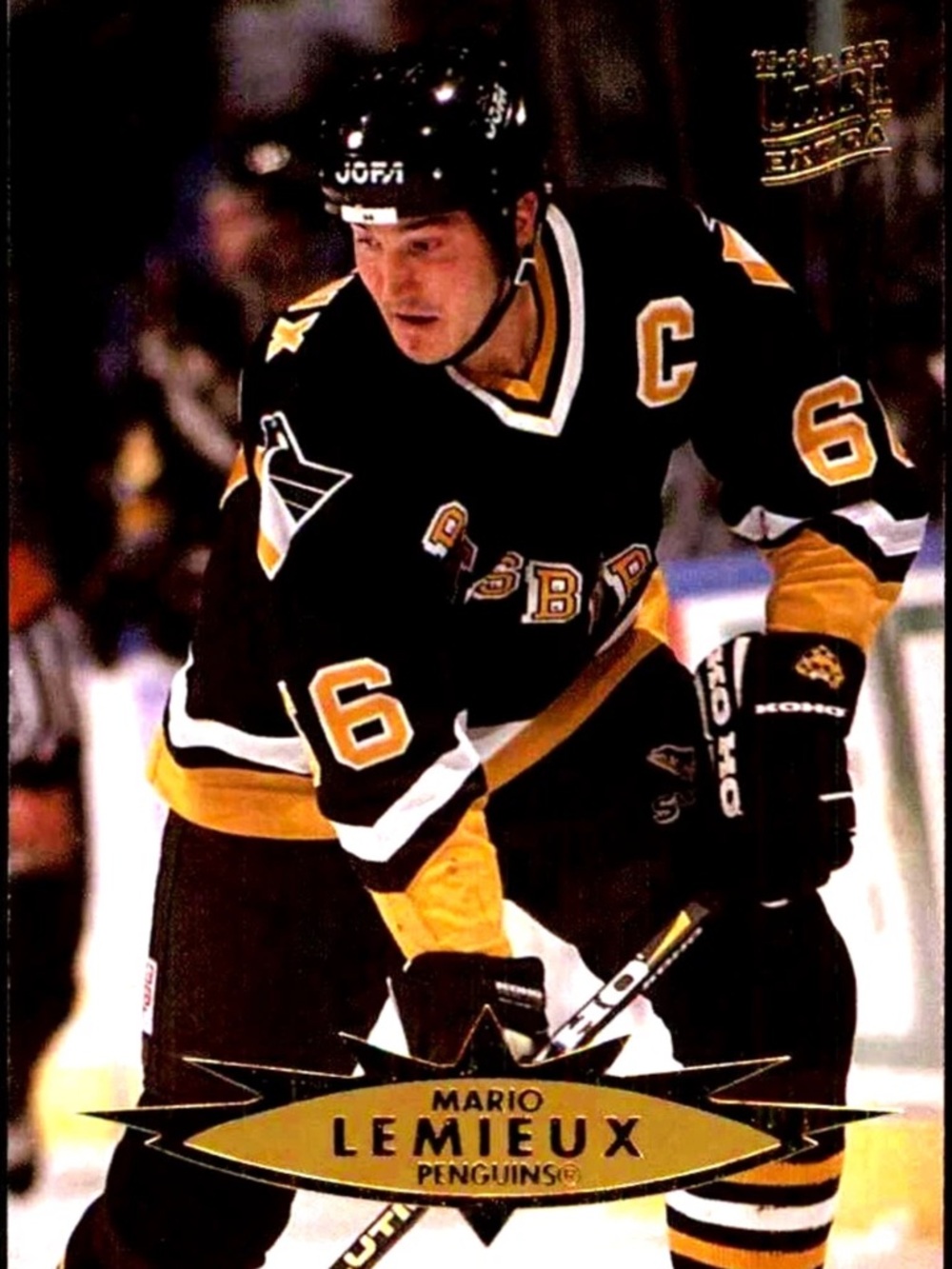 🇨🇦NOW $3🍀 Mario Lemieux 1995/96 Fleer Ultra Pittsburgh Penguins Hockey Card